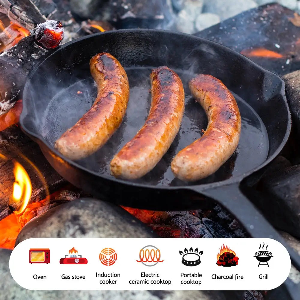5-star chef Non Stick Frying Pan Cast Iron 3PCS - Home & Garden > Kitchenware