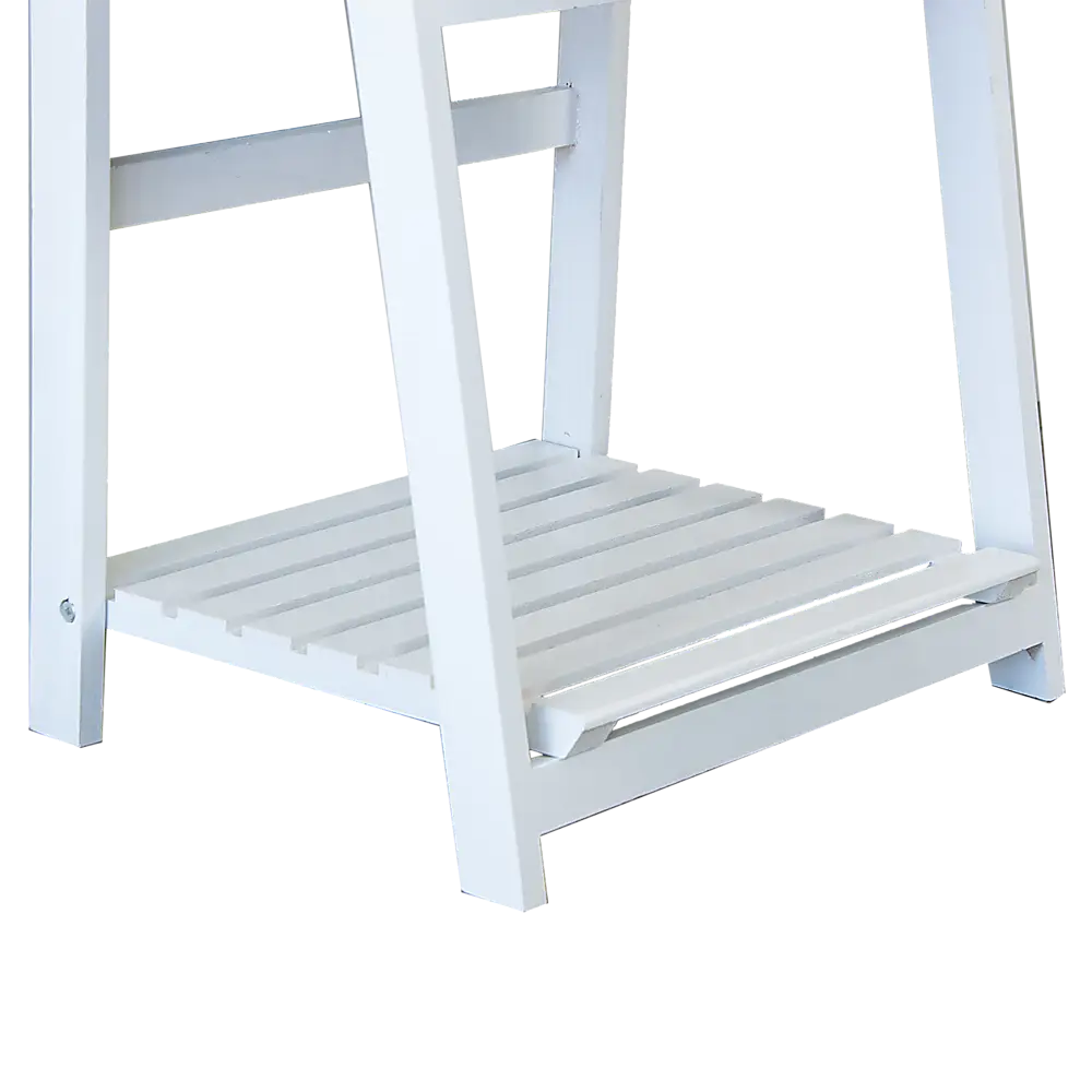 5 Tier Wooden Ladder Shelf Stand Storage Book Shelves Shelving Display Rack - Furniture > Office