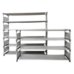 50 Pairs 10 Tiers Shoe Rack - Furniture > Office