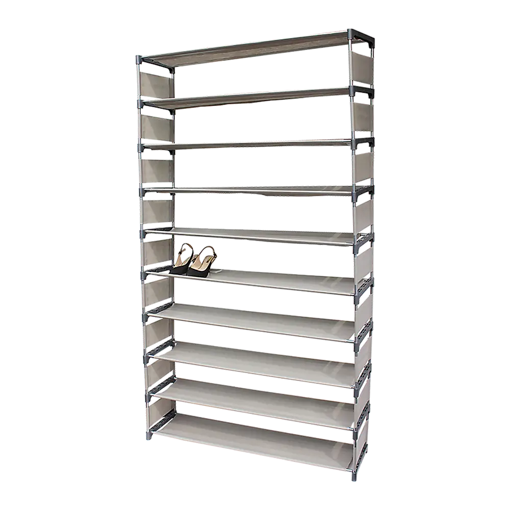 50 Pairs 10 Tiers Shoe Rack - Furniture > Office