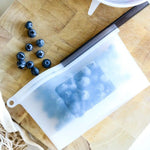 500mL - Reusable Food Grade Silicone Zip Lock Food Pouch - Home & Garden > Kitchenware