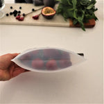 500mL - Reusable Food Grade Silicone Zip Lock Food Pouch - Home & Garden > Kitchenware