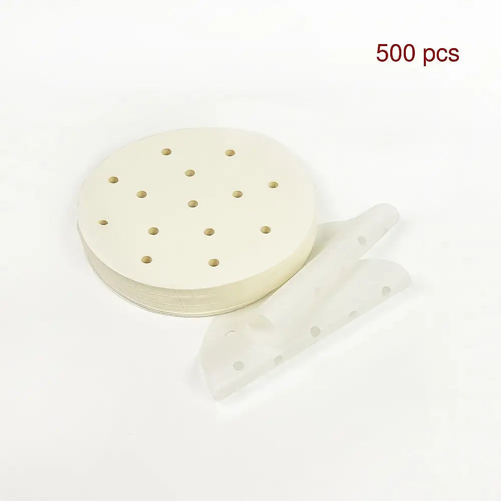 500pcs Patty Paper Baking Burger Wax Discs Nonstick BBQ Burger Paper 13cm - Home & Garden > Kitchenware