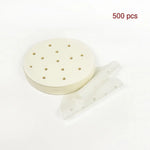 500pcs Patty Paper Baking Burger Wax Discs Nonstick BBQ Burger Paper 13cm - Home & Garden > Kitchenware