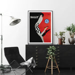 50cmx70cm Fashion Bally Black Frame Canvas Wall Art - Home & Garden > Wall Art