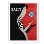 50cmx70cm Fashion Bally Black Frame Canvas Wall Art - Home & Garden > Wall Art