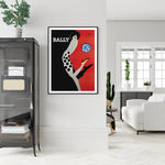 50cmx70cm Fashion Bally Black Frame Canvas Wall Art - Home & Garden > Wall Art