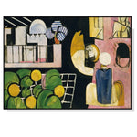 50cmx70cm Moroccans By Henri Matisse Black Frame Canvas Wall Art - Home & Garden > Wall Art