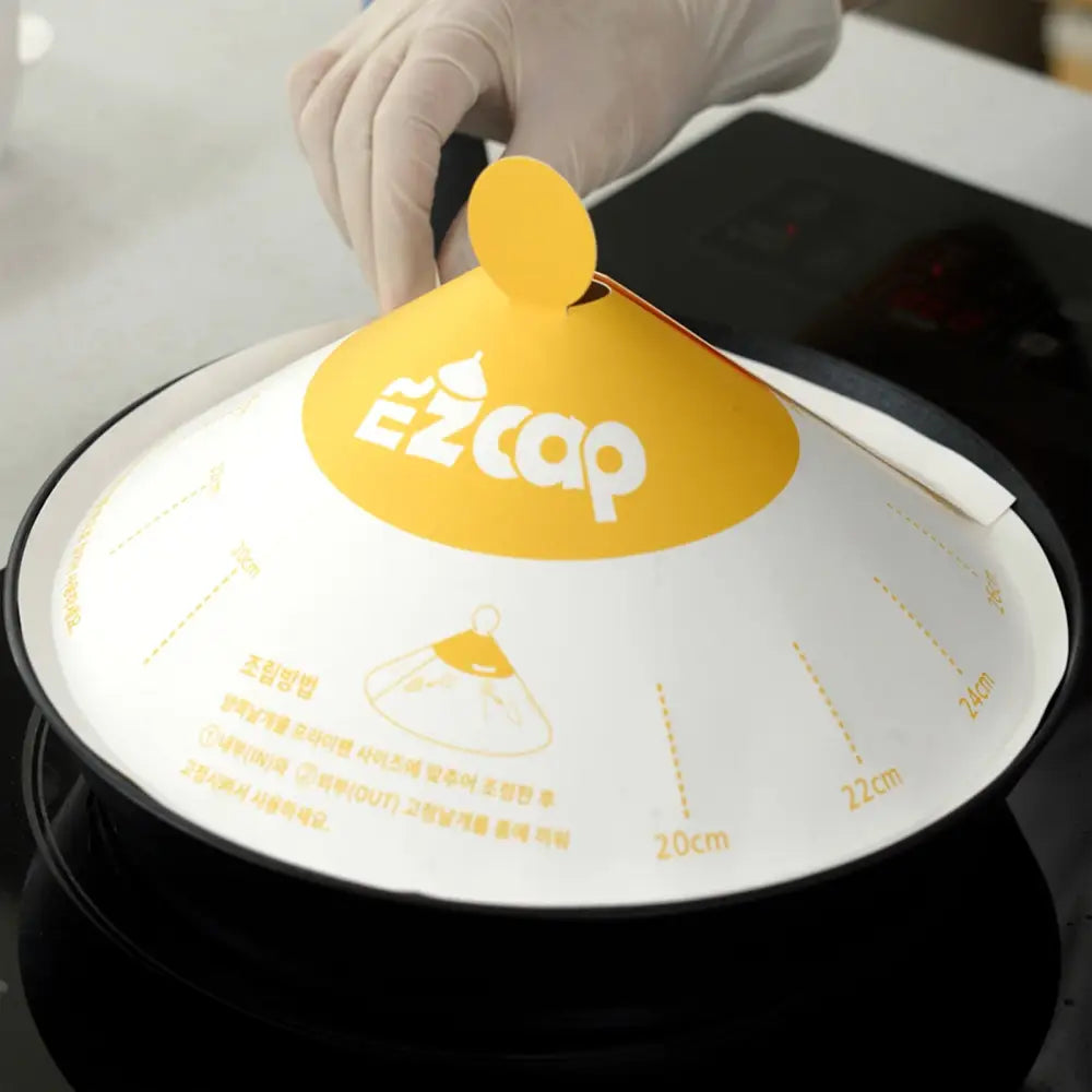 50X Paper Lid for Frypan Disposable Cooking Pan Cap Oli Splash Protection - Home & Garden > Kitchenware