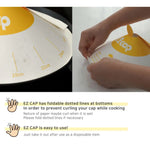 50X Paper Lid for Frypan Disposable Cooking Pan Cap Oli Splash Protection - Home & Garden > Kitchenware
