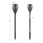 51 LED Bulbs Torch Solar Garden Outdoor Flame Dancing Flickering Light Auto Lamp - Home & Garden > Lighting