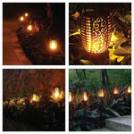 51 LED Bulbs Torch Solar Garden Outdoor Flame Dancing Flickering Light Auto Lamp - Home & Garden > Lighting