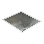 510x450mm Handmade Stainless Steel Undermount / Topmount Kitchen Laundry Sink with Waste - Furniture > Bathroom > Sinks
