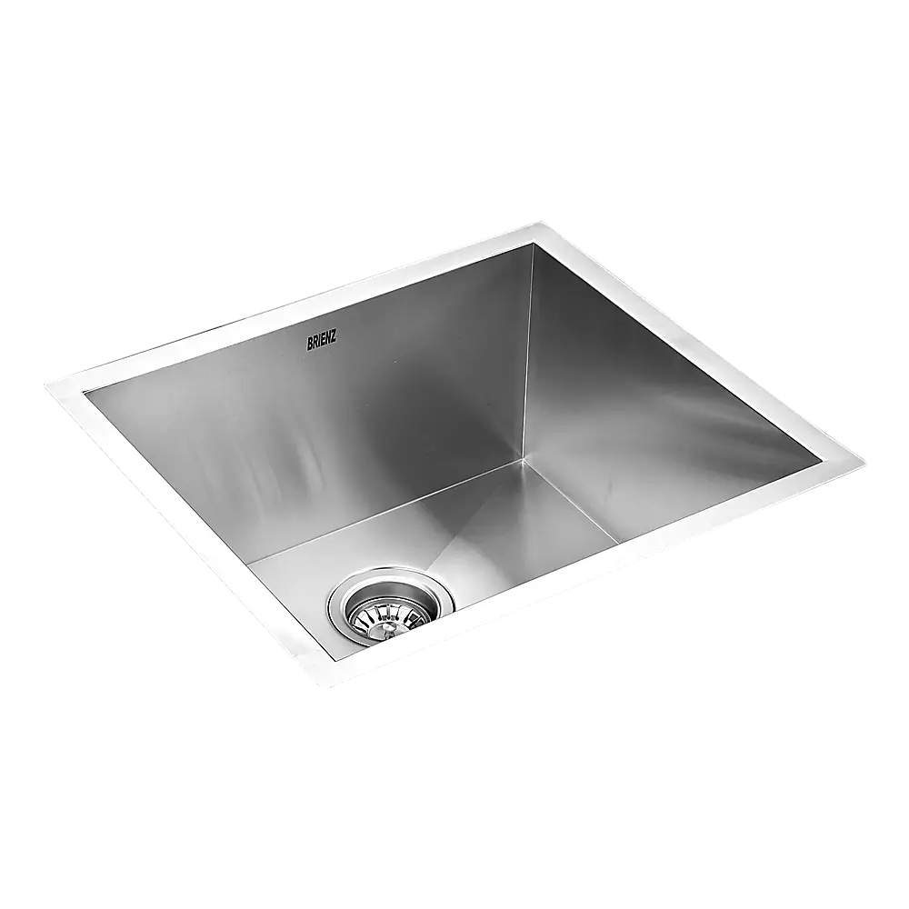 510x450mm Handmade Stainless Steel Undermount / Topmount Kitchen Laundry Sink with Waste - Furniture > Bathroom > Sinks