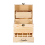 59 Slots Essential Oils Storage Box - Wooden 3-Tier Bottle Holder - Home & Garden > Storage