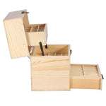 59 Slots Essential Oils Storage Box - Wooden 3-Tier Bottle Holder - Home & Garden > Storage
