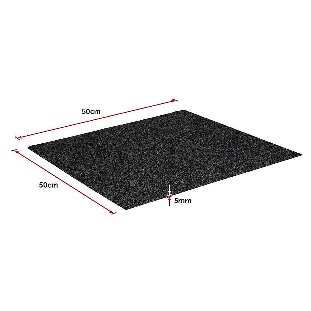 5m2 Box of Premium Carpet Tiles Commercial Domestic Office Heavy Use Flooring Charcoal - Furniture > Office