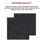 5m2 Box of Premium Carpet Tiles Commercial Domestic Office Heavy Use Flooring Charcoal - Furniture > Office