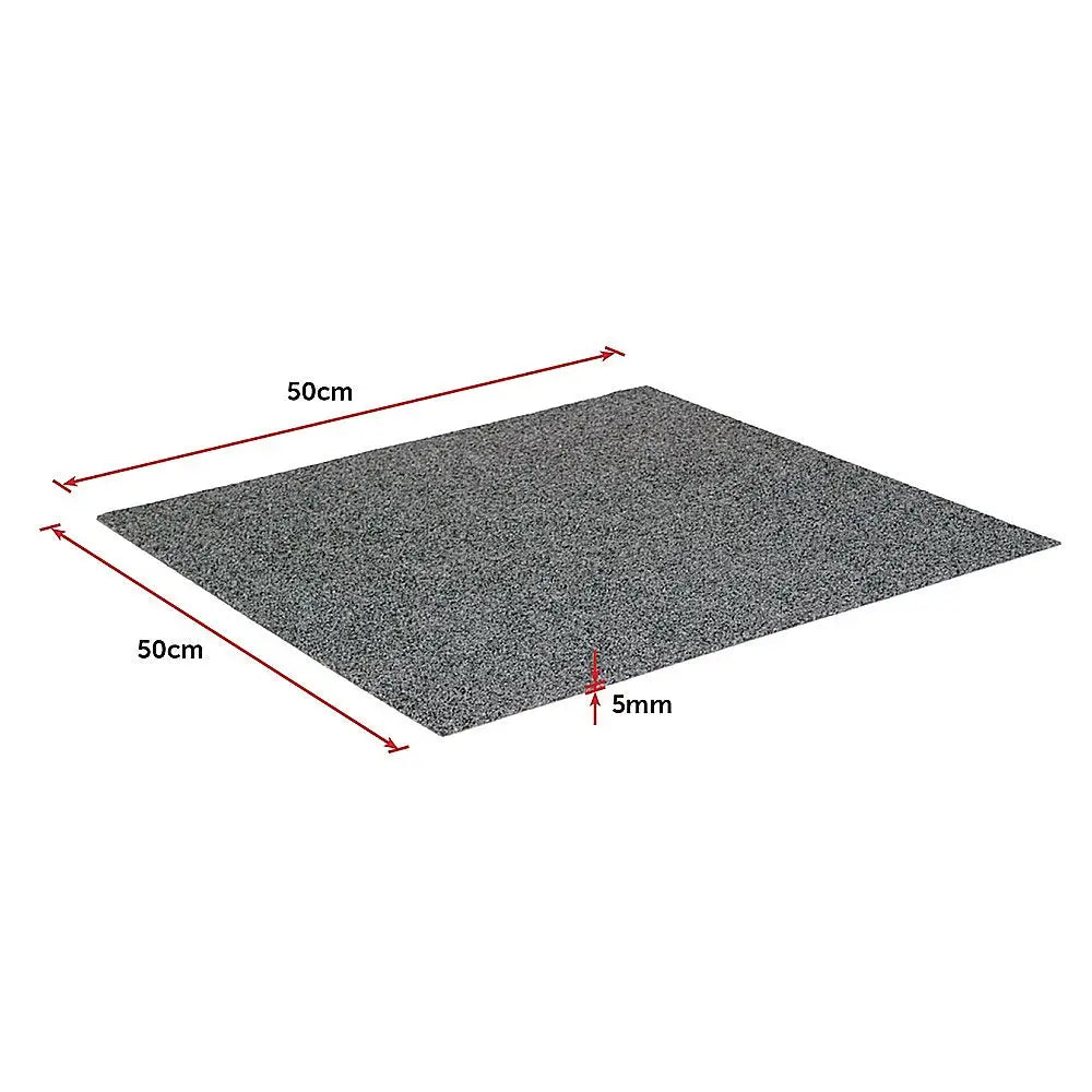 5m2 Box of Premium Carpet Tiles Commercial Domestic Office Heavy Use Flooring Grey - Furniture > Office