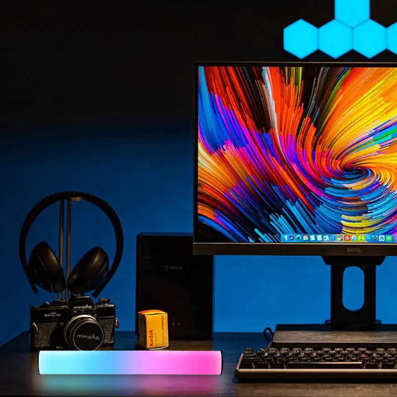 5V Bluetooth 3W RGB Atmosphere Desk Lamp - 3W 128LM USB-Powered Mood Lighting - Occasions > Party Lights > Coloured