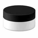 5x 100g Plastic Cosmetic Jar + Lids - Empty White Cream Container - Home & Garden > Storage