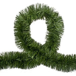 5x 2.5m Christmas Tinsel Xmas Garland Sparkly Snowflake Party Natural Home Décor Pine Green - Occasions > Christmas >