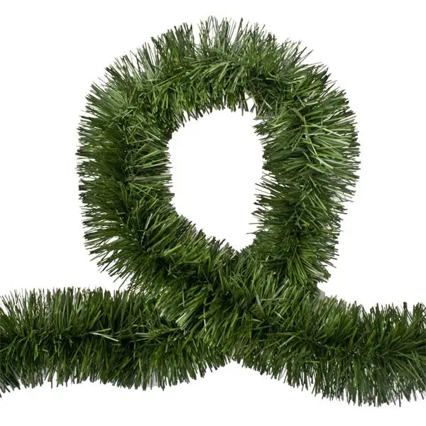 5x 2.5m Christmas Tinsel Xmas Garland Sparkly Snowflake Party Natural Home Décor Pine Green - Occasions > Christmas >