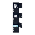 6-Door Locker for Office Gym Shed School Home Storage - Furniture > Office