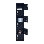 6-Door Locker for Office Gym Shed School Home Storage - Furniture > Office
