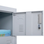 6-Door Locker for Office Gym Shed School Home Storage - Furniture > Office