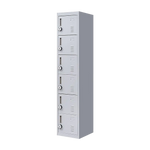6-Door Locker for Office Gym Shed School Home Storage - Furniture > Office