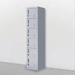 6-Door Locker for Office Gym Shed School Home Storage - Furniture > Office