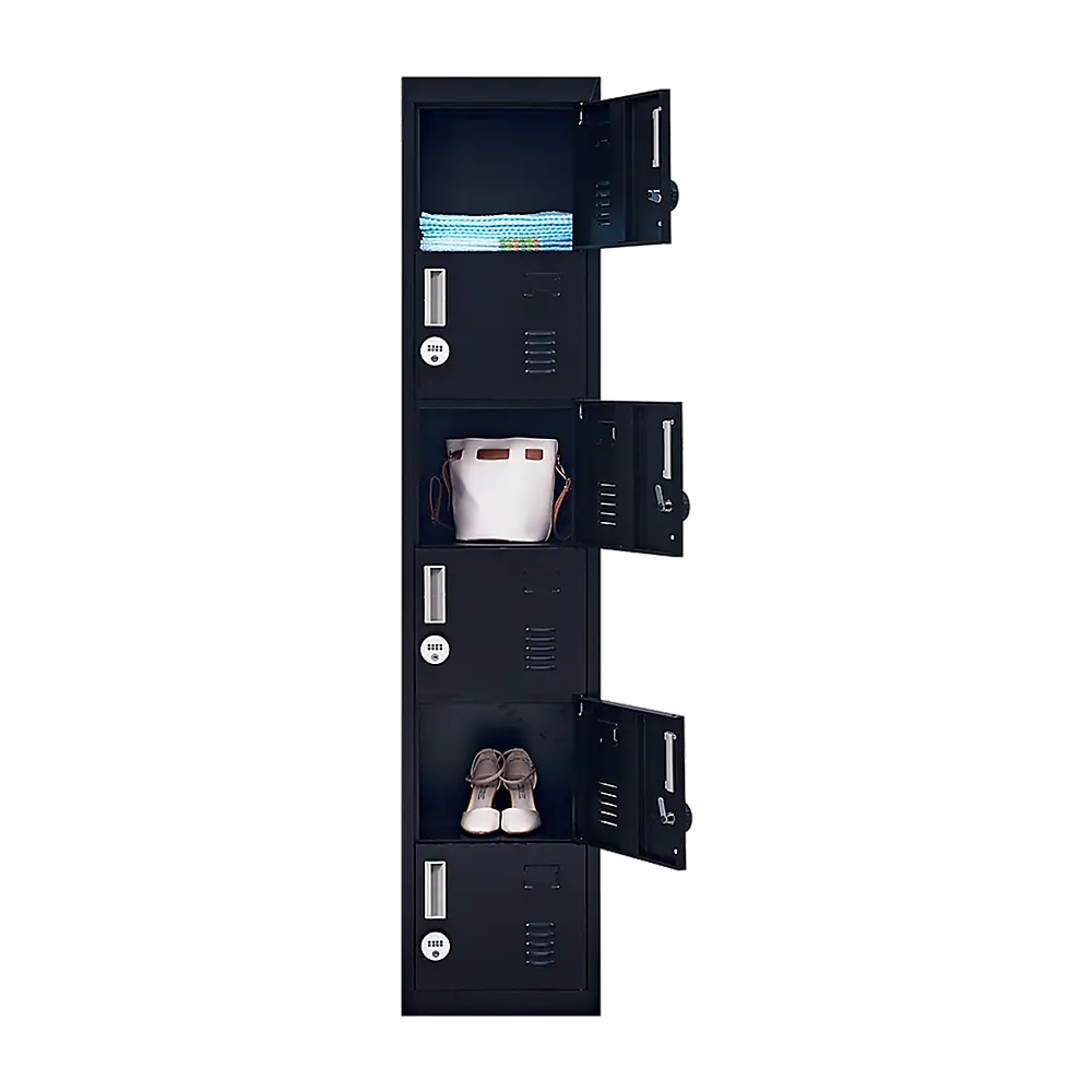 6-Door Locker for Office Gym Shed School Home Storage - Furniture > Office