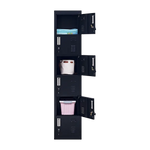 6-Door Locker for Office Gym Shed School Home Storage - Furniture > Office