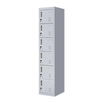 6-Door Locker for Office Gym Shed School Home Storage - Furniture > Office