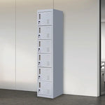 6-Door Locker for Office Gym Shed School Home Storage - Furniture > Office