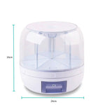 6 Grid Rotating Food Grain Dispenser 3.6L - Compartment Storage Container - Home & Garden > Kitchenware > Food Storage