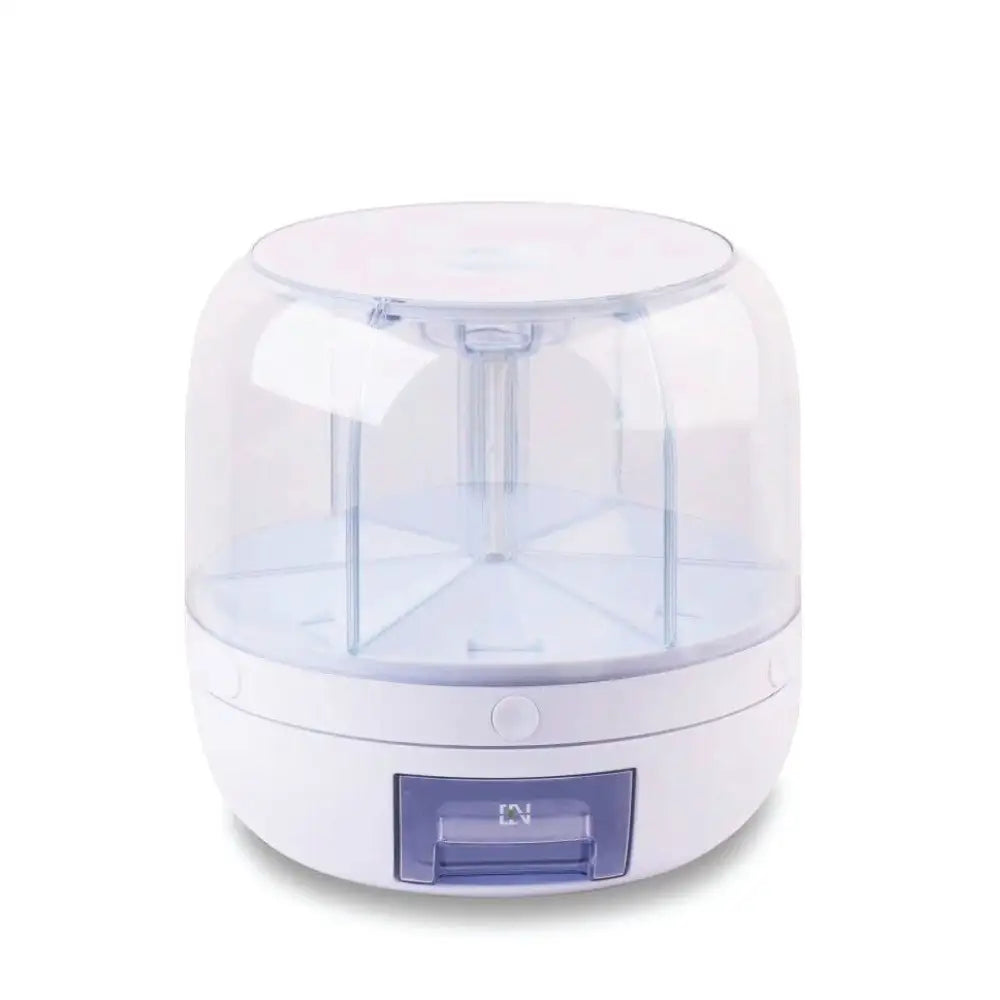 6 Grid Rotating Food Grain Dispenser 3.6L - Compartment Storage Container - Home & Garden > Kitchenware > Food Storage