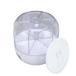 6 Grid Rotating Food Grain Dispenser 7.2L - Large Compartment Storage Container - Home & Garden > Kitchenware > Food