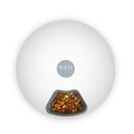 6 Meal Automatic Pet Dog Cat Food Feeder Dispenser with Programmable Timer White - Pet Care > Dog Supplies > Dog Bowls