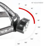 6 Modes LED Head Torch Induction Headlight Camping COB Infrared Strong Lights - Home & Garden > Lighting