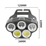 6 Modes LED Head Torch Induction Headlight Camping COB Infrared Strong Lights - Home & Garden > Lighting
