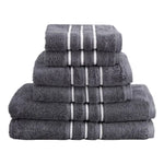 6 Pack Bath Towels Set Cotton Towel Grey - Home & Garden > Bathroom Accessories > Bath Towels & Robes