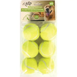 6 Pack Extra Bouncy Dog Fetch Balls AFP Hyper Maxi Super Bounce Tennis Ball Toy - Pet Care > Toys > Dog Toys