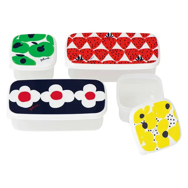 [6-PACK] Plune Food Storage Box 4-Piece Set (2 Size available) A - Home & Garden > Storage