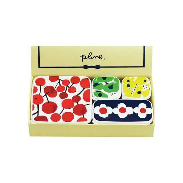 [6-PACK] Plune Food Storage Box 4-Piece Set (2 Size available) B - Home & Garden > Storage