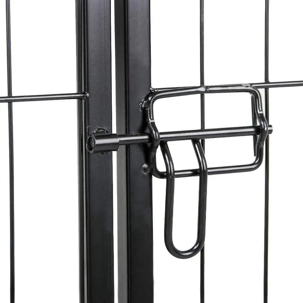 6 Panel Pet Dog Cat Bunny Puppy Play pen Playpen 80x80cm Exercise Cage Dog Panel Fence - Pet Care > Dog Supplies > Dog