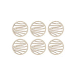 6 pieces of double-layer bowl and dish anti slip circular insulation pad (without bracket) - Home & Garden >