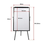 60 x 90cm Magnetic Writing Whiteboard Dry Erase w/ Height Adjustable Tripod Stand - Furniture > Office
