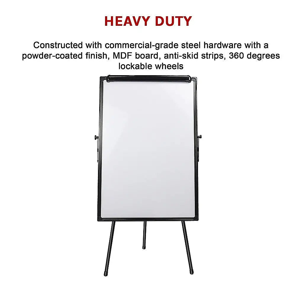 60 x 90cm Magnetic Writing Whiteboard Dry Erase w/ Height Adjustable Tripod Stand - Furniture > Office